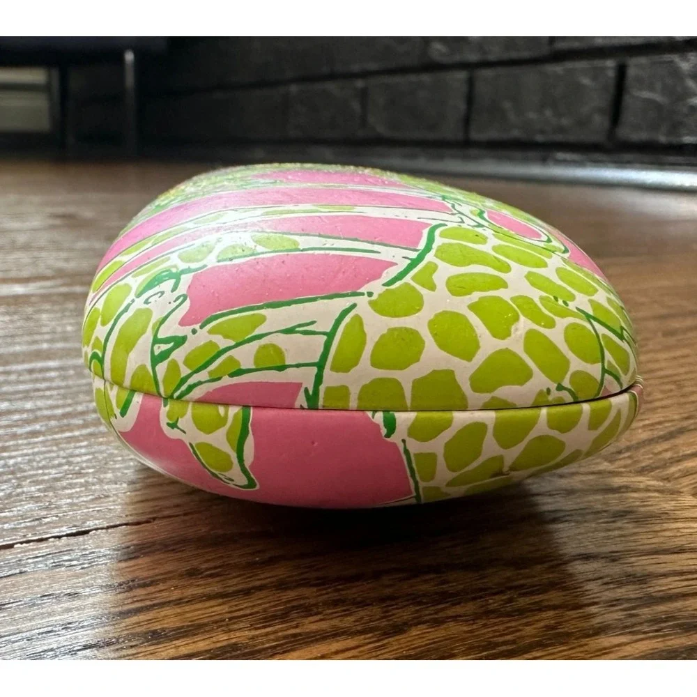 Lilly Pulitzer Chrissy Eyeglasses Black Flex 52-15-135 with Giraffe Case